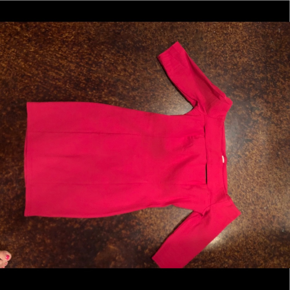 ASOS Red bodycon dress with amazing back cutout